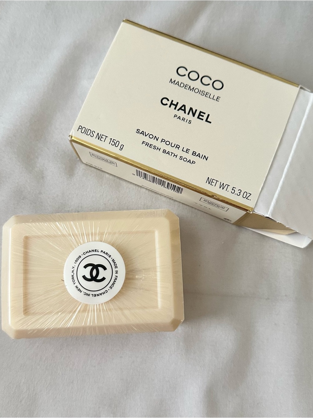 CHANEL COCO MADEMOISELLE 5.3 OZ GENTLE PERFUMED SOAP (NEW IN BOX, NEVER USED